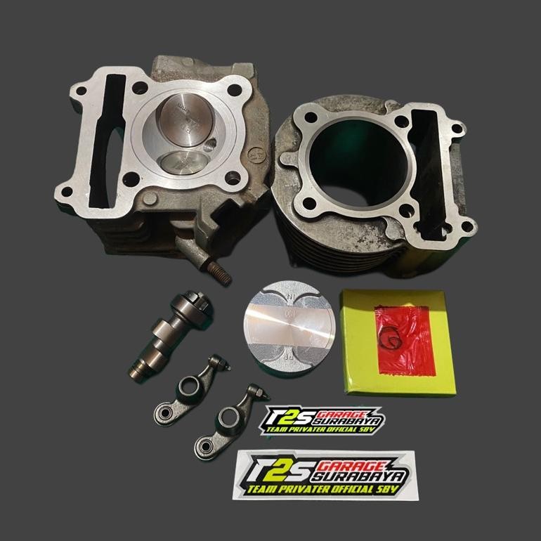 Blokkop Mio 200CC Nol Packing Spek 65-66 Cbr Klep 34/29-34/28