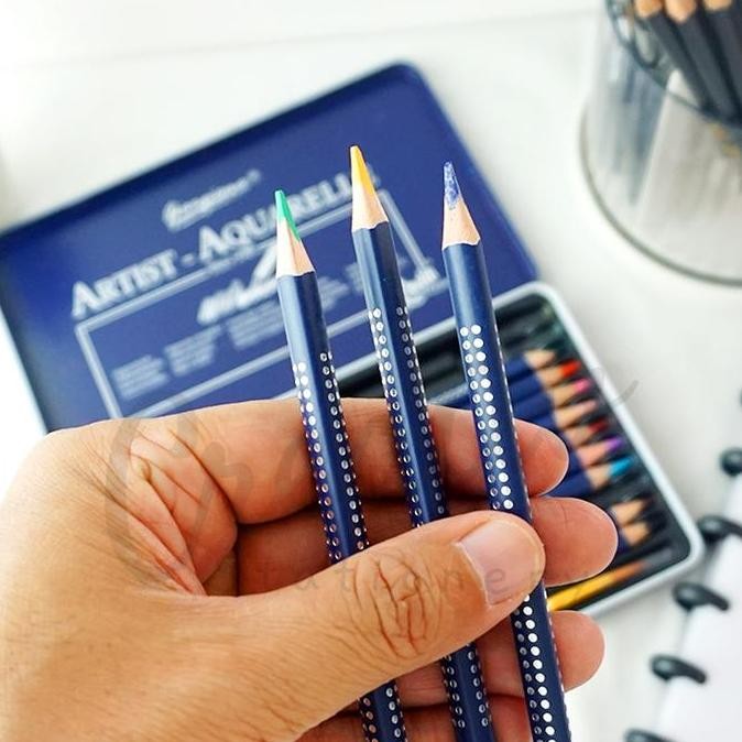 

Giorgione Aquarelle Watercolor Pencil Tin Pensil Warna Cat Air Kaleng G-Sr12 12 Color