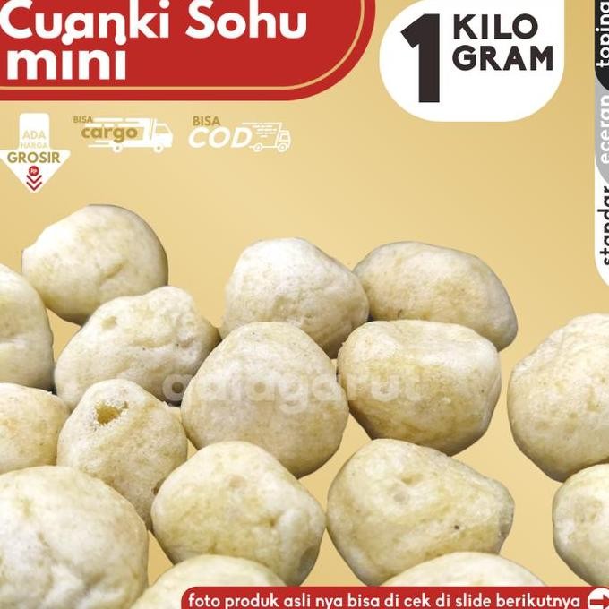 

1KG Cuanki Bulat SOHU MINI untuk toping boci