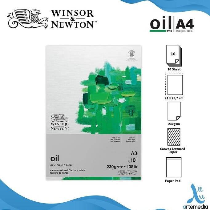 

Winsor & Newton Oil Paper Pad Canvas Texture
