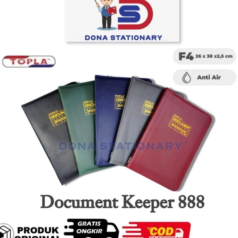 

Topla Map Document Keeper F4 Folio Dokumen Keeper Kulit Topla