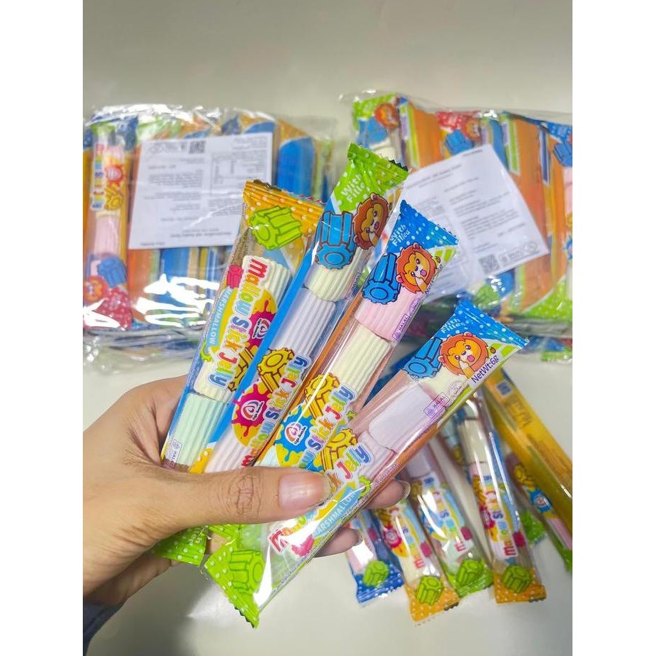 

Marsmallow Stick Jelly Isi 20 Pcs Aneka Rasa Buah Permen Viral Cemilan Viral Bpom Ri Halal Camilan Candy Food Marshmallow Snack Makanan Gummy