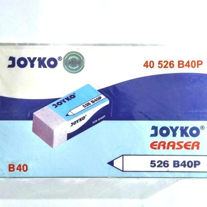 

Penghapus Pensil Joyko B40 1 Pack Isi 40pcs Eraser Sekolah Kantor