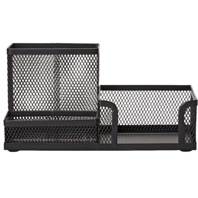 

Desk Set Organizer Tempat Pensil Pen Holder Besi...