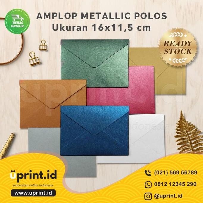 

Amplop Metalik | Amplop Polos | Amplop Warna | 16x11.5 cm | READY STOK LA