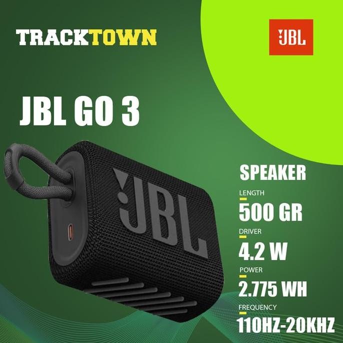 Jbl Go 3 Bluetooth Speaker Original Waterproof Mini Speaker Bass Kencang Garansi Resmi
