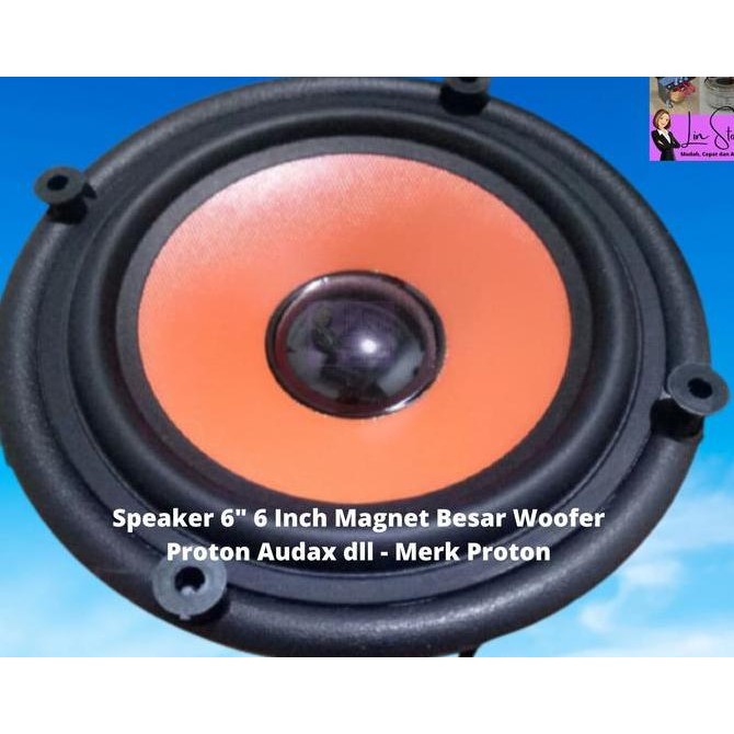 Speaker Woofer 6 Inch Magnet Besar Proton Audax Suara Bass