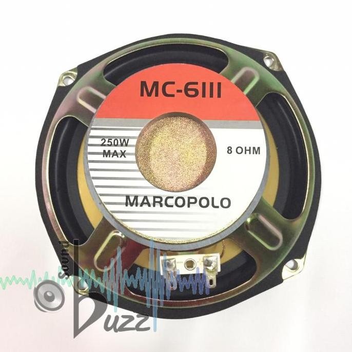 Speaker Marcopolo Mc-6111 - 6 Inch Full Range Audio