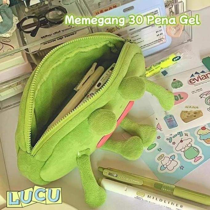 

Tempat Pensil Anak Lucu Mulut Besar Model Kodok Big Mouth Funny Box Sekolah