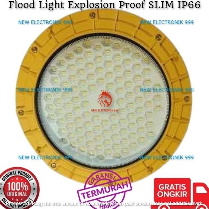 Lampu Sorot Yaming Flood Light Explosion Proof Slim Led 100W 6000K Co
