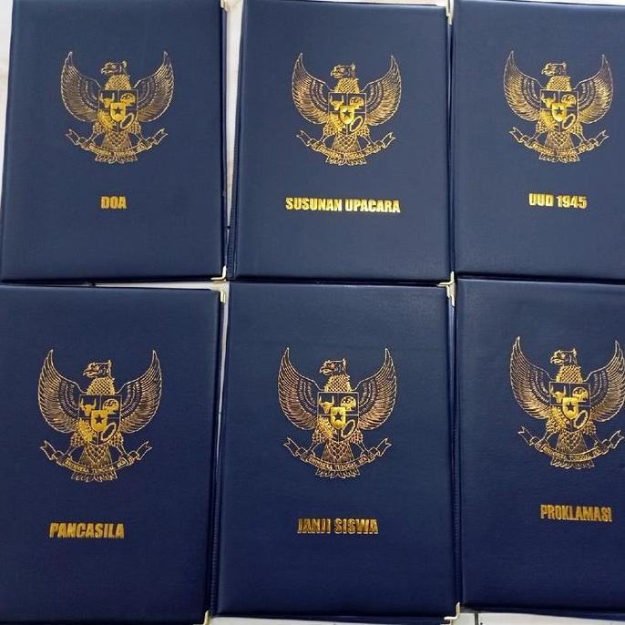 

Sampul Map Teks Upacara Bendera Plastik Stationery New Stok