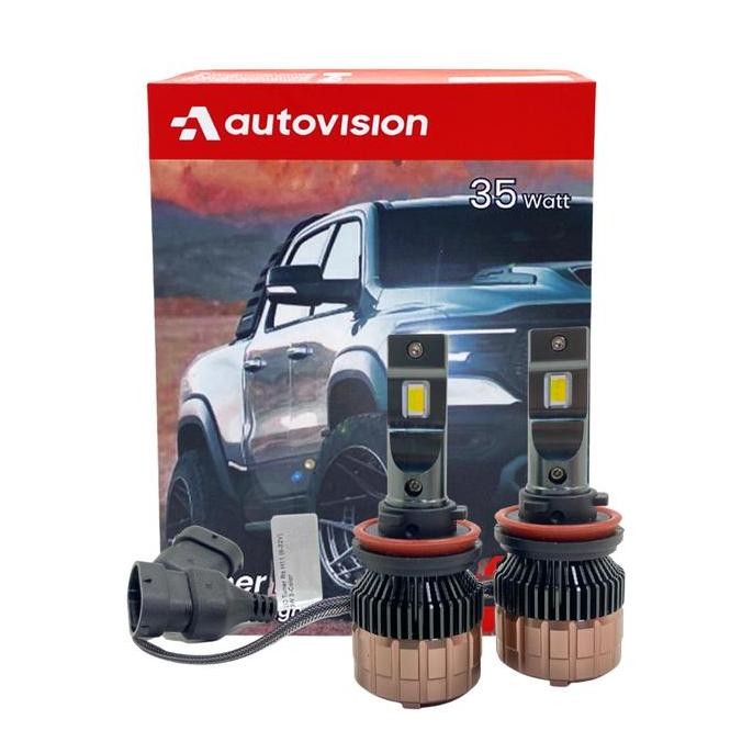 Paket Bundling LED H4 Autovision Carbon LX dan LED H11 Tuner Rs 3 Warna