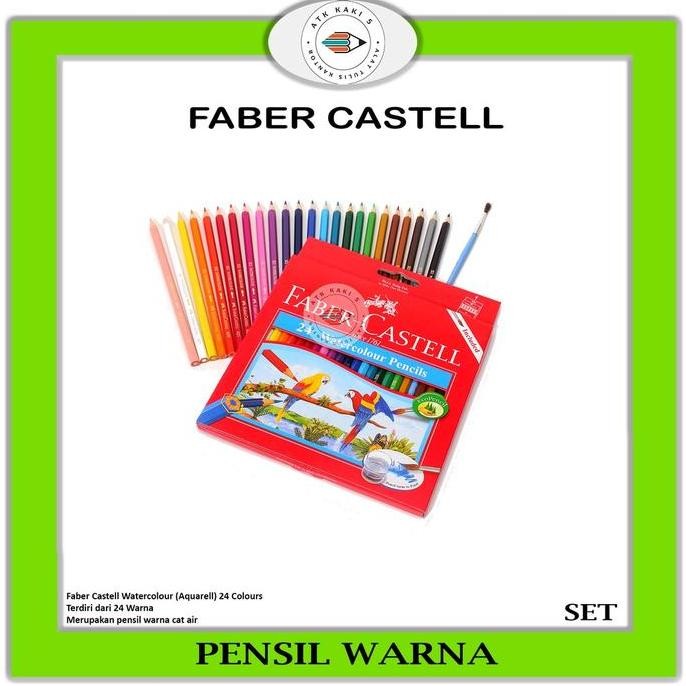 

Pensil Warna Faber Castell 24 Watercolour Pencils Original