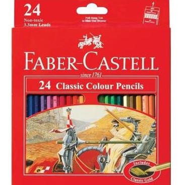 

Pensil Warna 24 Faber Castell Classic - Color Pencil Sekolah Anak & Menggambar