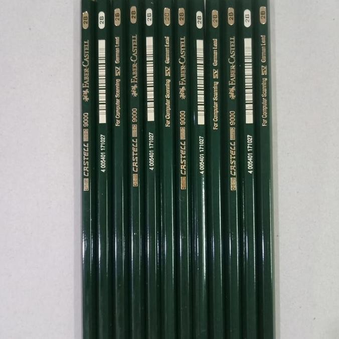 

Faber Castell 9000 2B | Pensil Ujian Standar Nasional