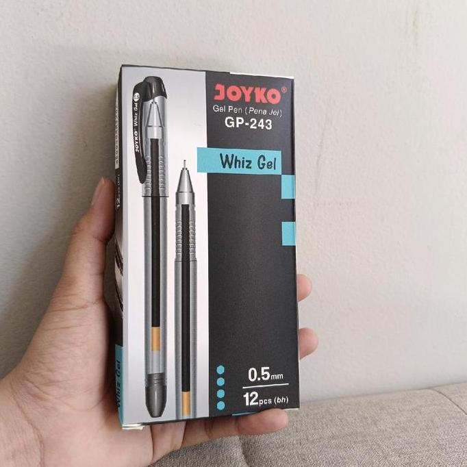 

Gel Pen Joyko Gp 243 Whiz Gel Per Lusin Isi 12 Pcs New Stok