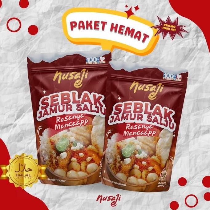 

Nusaji - Paket Hemat Seblak Jamur Salju