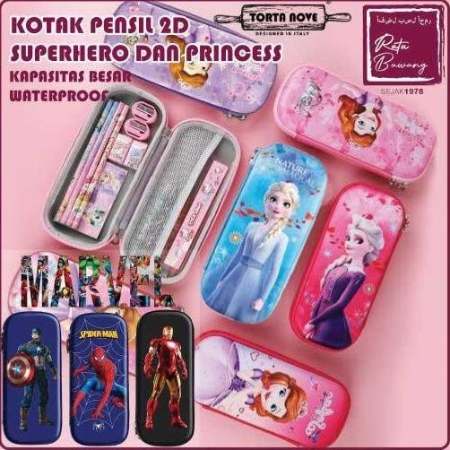 

Kotak Pensil Anak Disney Princess Elsa Superhero Marvel Tempat Pensil Lucu Alat Tulis Sekolah