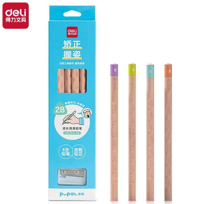 

Deli Pensil Sketsa Graphite Pencil 2B HC123-2B Alat Tulis Gambar