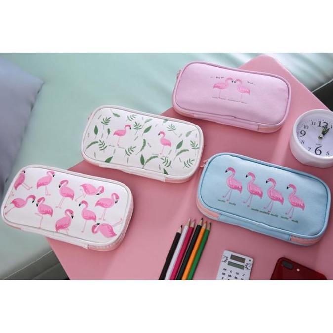 

Tempat Pensil Jumbo Gepeng Flamingo / Tepak Tempat Alat Tulis Flamingo / Dompet Serbaguna Flamingo Stationery New Stok
