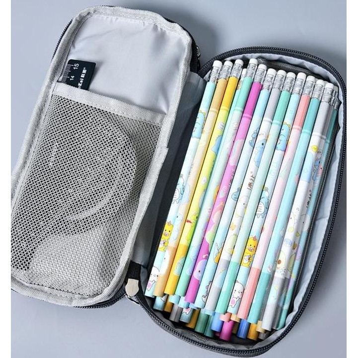 

Txs10 Korean Pen Pencil Case Polos Fashion Kotak Tempat Pensil Box Tkm New Stok