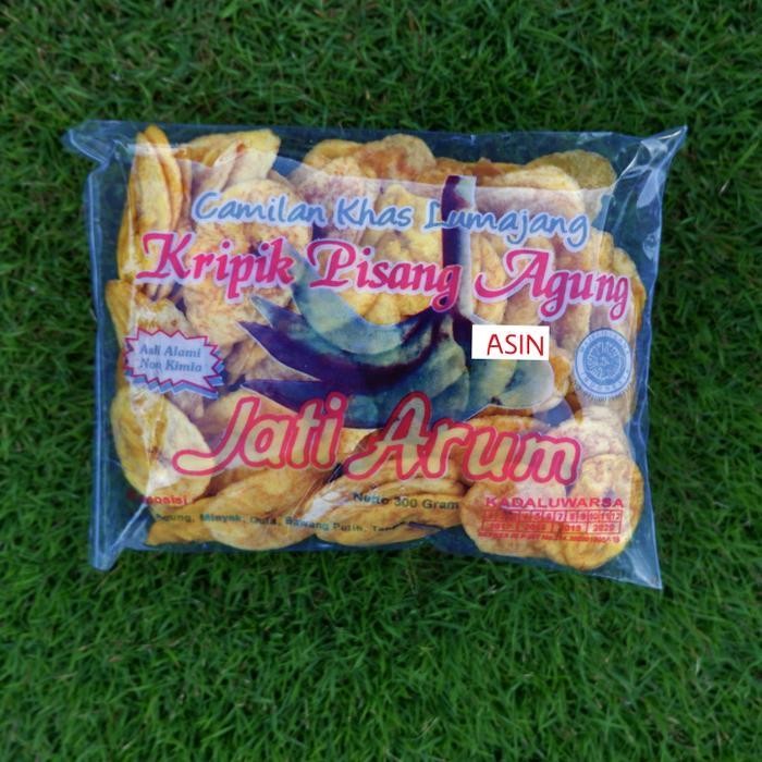 

Rkm Keripik Pisang Agung Jati Arum (Manis/Asin)