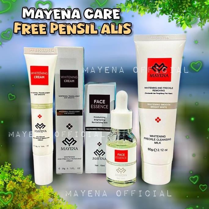 

Mayena Care Paket 3in1 Krim Serum Sabun Dapat Free Pensil Alis Original