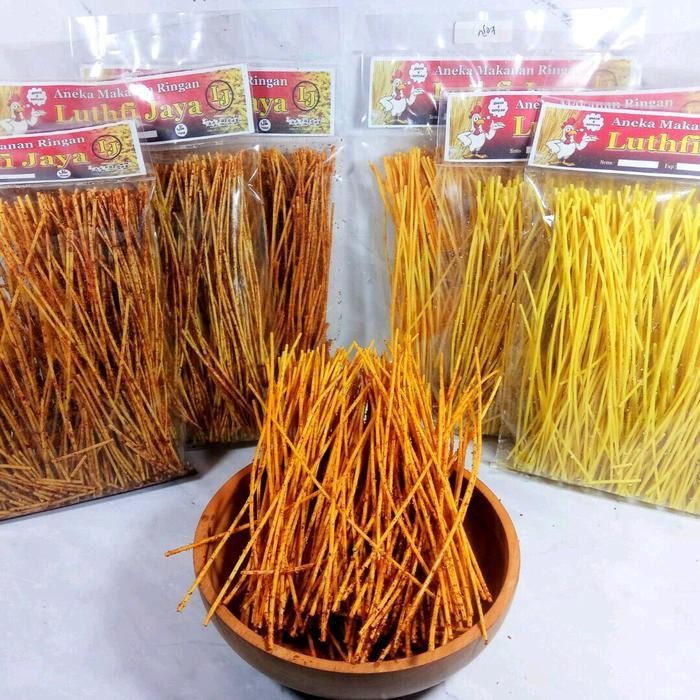 

Rkm Mie Lidi Mi Lidi Gurih Renyah Cemilan Snack Camilan Pedas Asin Lidian Gulung Ngemil Keripik