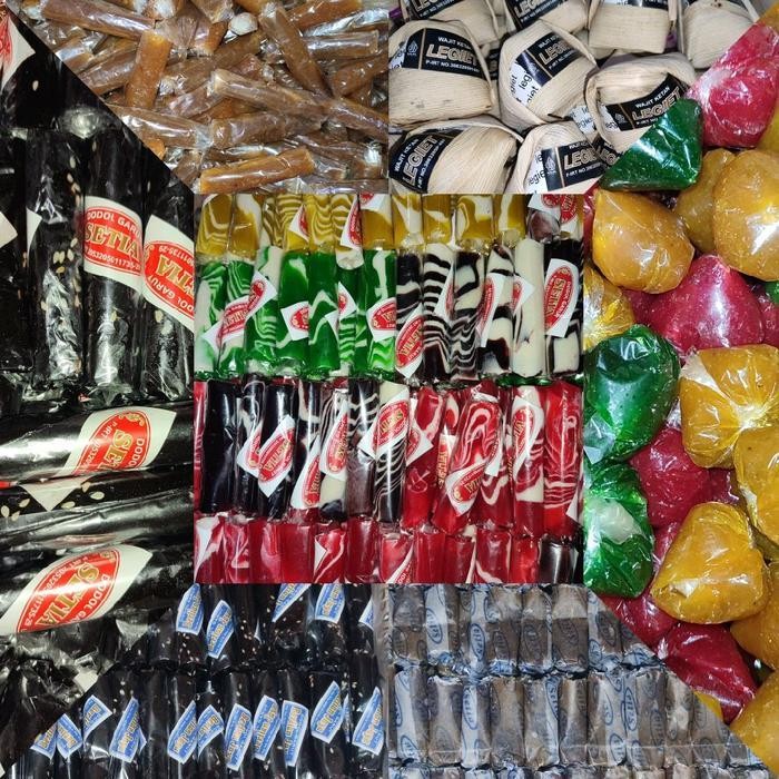 

Rkm Dodol Garut Mix Campur Kemasan 1Kg Cemilan Manis Camilan Jajanan Permen Candy Snack