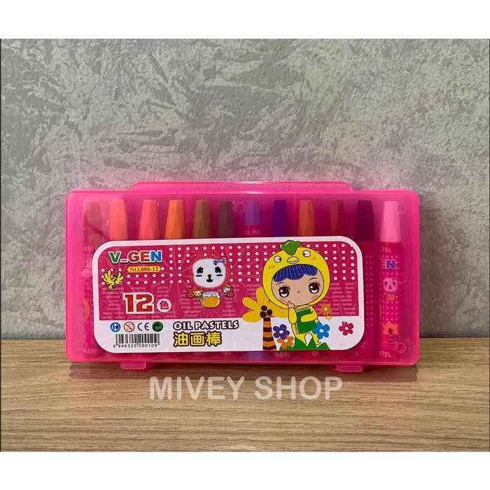 

EMS Crayon Oil Pastels V-Gen 12 Warna