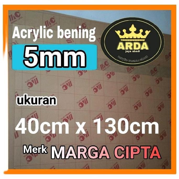 

Akrilik 5Mm Bening 40 X 130 Marga Cipta Stationery Paper New Stok