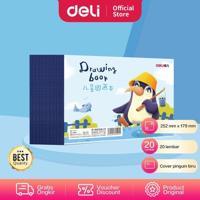 

EMS Deli Painting Book / Buku Gambar 20Lmbr Kertas Tebal 73377