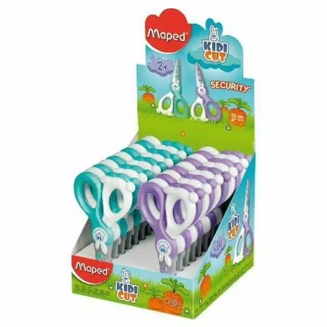 

EMS Maped Kidi Cut Safety Scissor / Gunting Aman. Alat tulis Anak/Balita