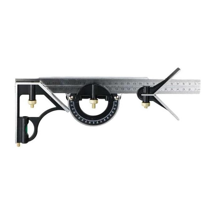 

Penggaris Tukang 30 Cm Multifungsi Adjustable Angle Ruler Set New Stok