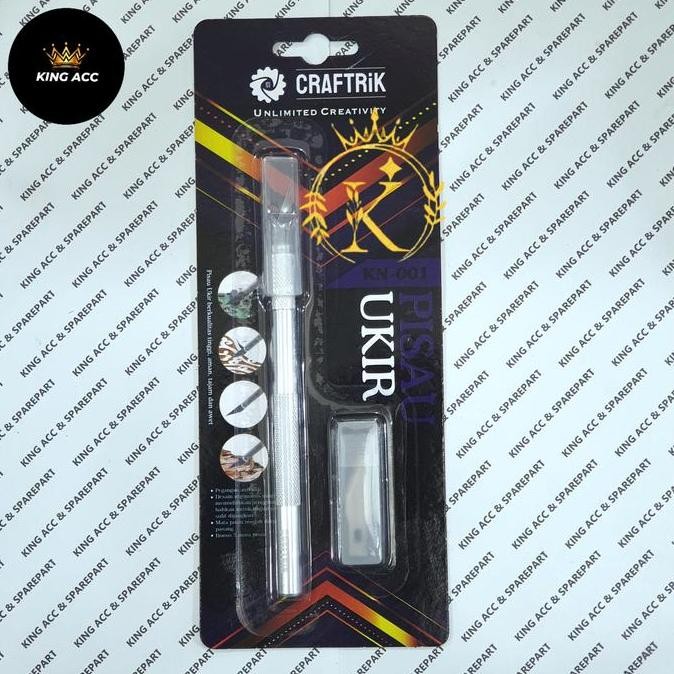 

Pisau Ic Craftrik Pisau Ukir Kn-001 Gagang Aluminium