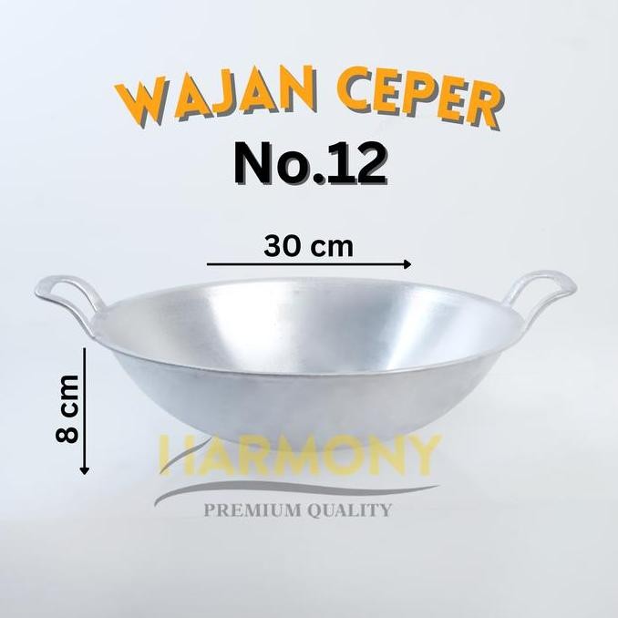 

HARMONY Wajan Mini Ceper Ukuran 12 Kuali Pilihan Untuk Masak Besar Menambah Koleksi Kitchenware Dapur Seblak