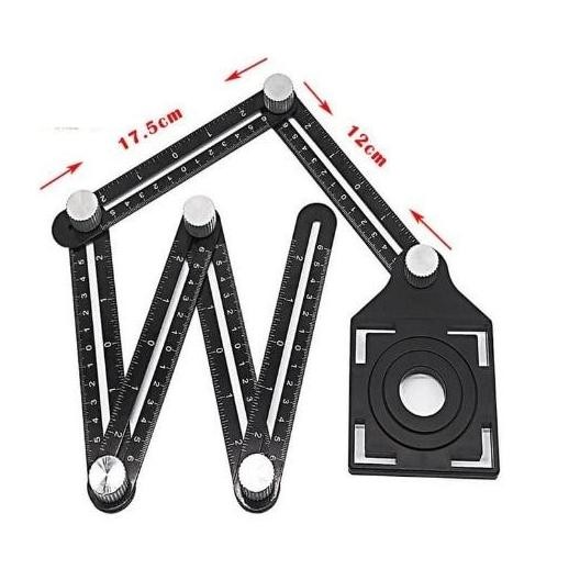 

Penggaris Template Mal Titik Panduan Pelubangan Keramik Marmer Granit New Stok