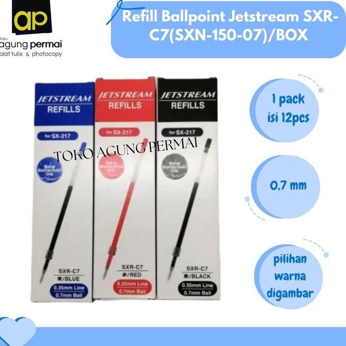 

Refill Ballpoint Jetstream Sxr-C7(Sxn-150-07)/Box New Stok
