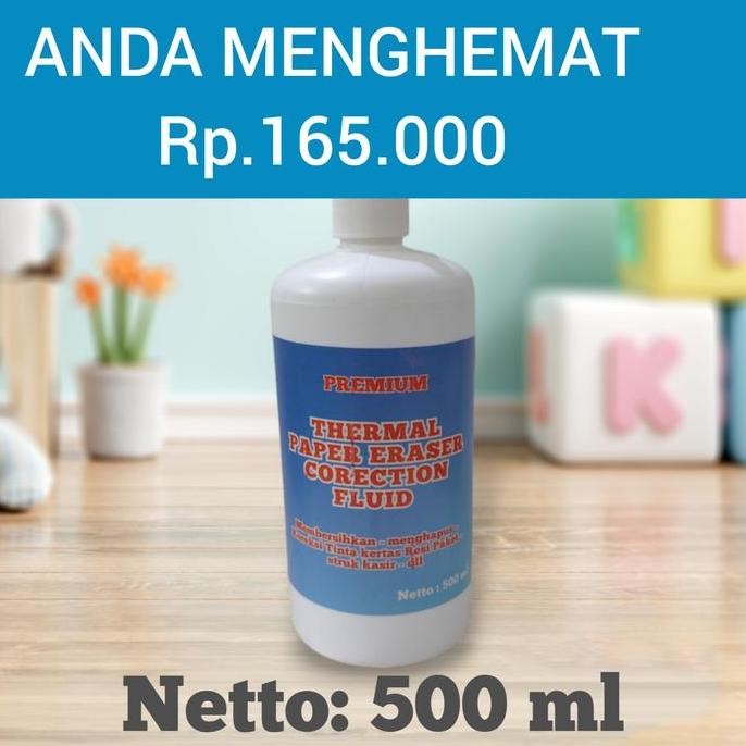 

500 Ml Refill Penghapus Resi Alamat Paket Struk Kasir Eraser 500 Ml New Stok