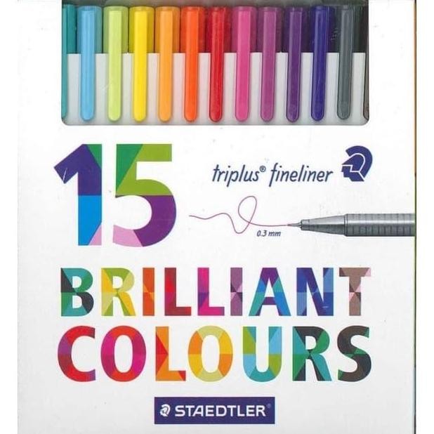 

Staedtler Triplus Fineliner 15pcs 334-C15