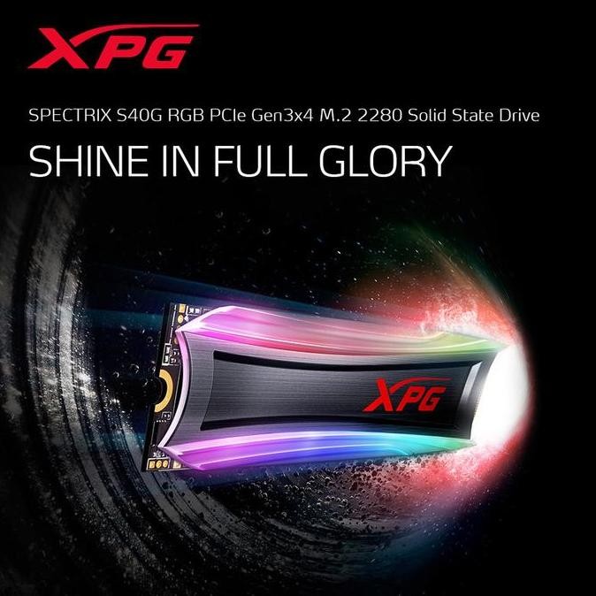SSD Adata Spectrix S40G 512Gb RGB / SSD RGB XPG S40G 512Gb Nvme