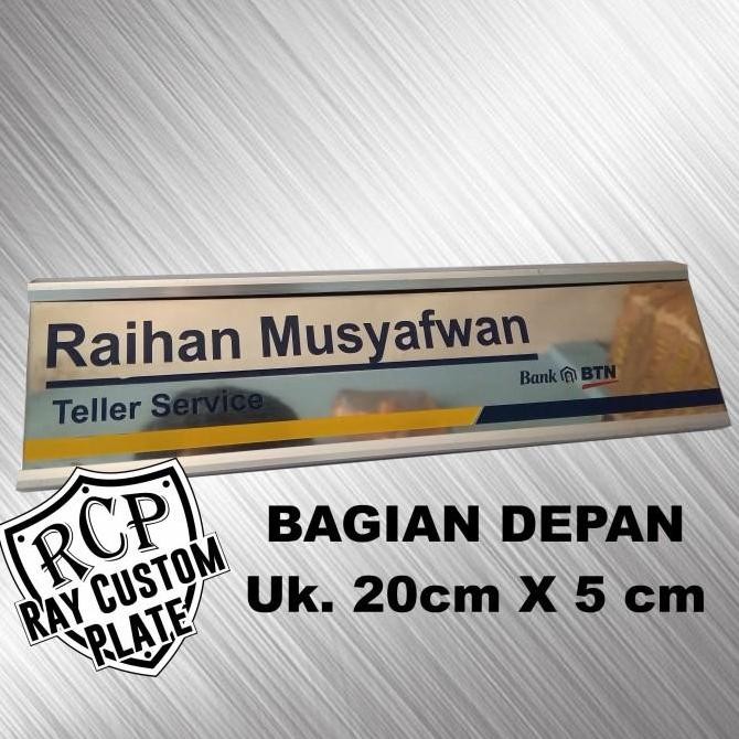 

Name Desk / Nama Teller Bank / Papan Nama Meja New Stok