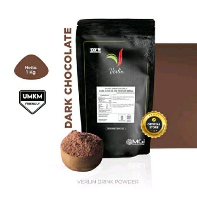 

Verlin minuman bubuk DARK CHOCOLATE coklat serbuk powder drink TEG