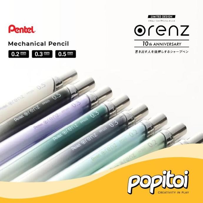 

Pentel Orenz 10Th Anniversary Limited Edition Mechanical Pencil Pensil Mekanik New Stok