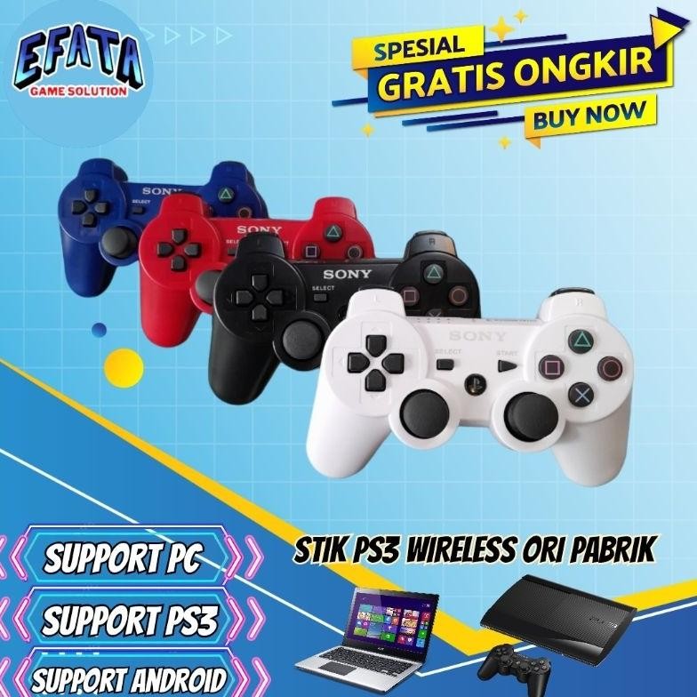 Stik ps3 wireless original Pabrik warna non packing DiM