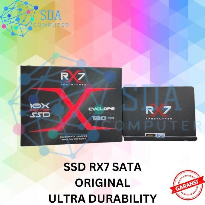 NEW SSD SATA RX7 512/256/128GB ORIGINAL GARANSI RESMI