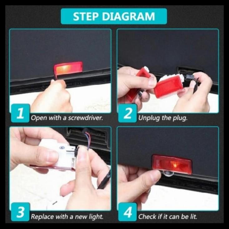 TERBARU LAMPU PINTU MOBIL LED W203 SLK R171/R172 LOGO MERCEDES BENZ LED CAR