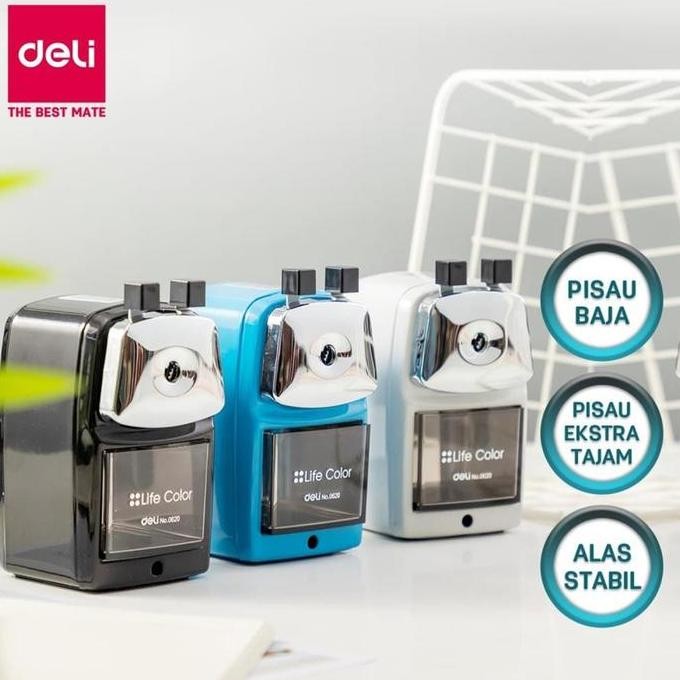 

Rautan Pensil Meja Deli E0620 New Stok