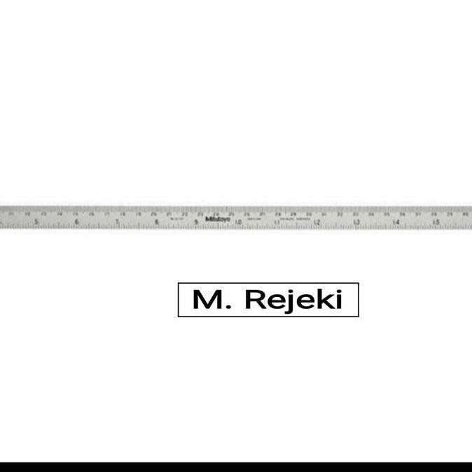 

Penggaris Mitutoyo 100cm 182-309 Stainless Steel Ruler SS 100 cm 1m ..