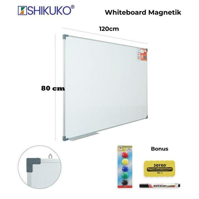 

Papan Tulis - Whiteboard Magnet 80 X120 New Stok